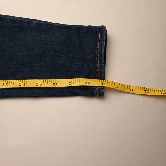 Jordache Jeans Size 6 Super Skinny Mid Rise Dark Wash - Picture 9 of 10